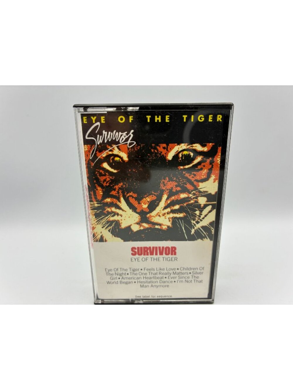 Survivor Eye Of The Tiger Cassette 1982 Scotti Bros Records Pop Rock Album